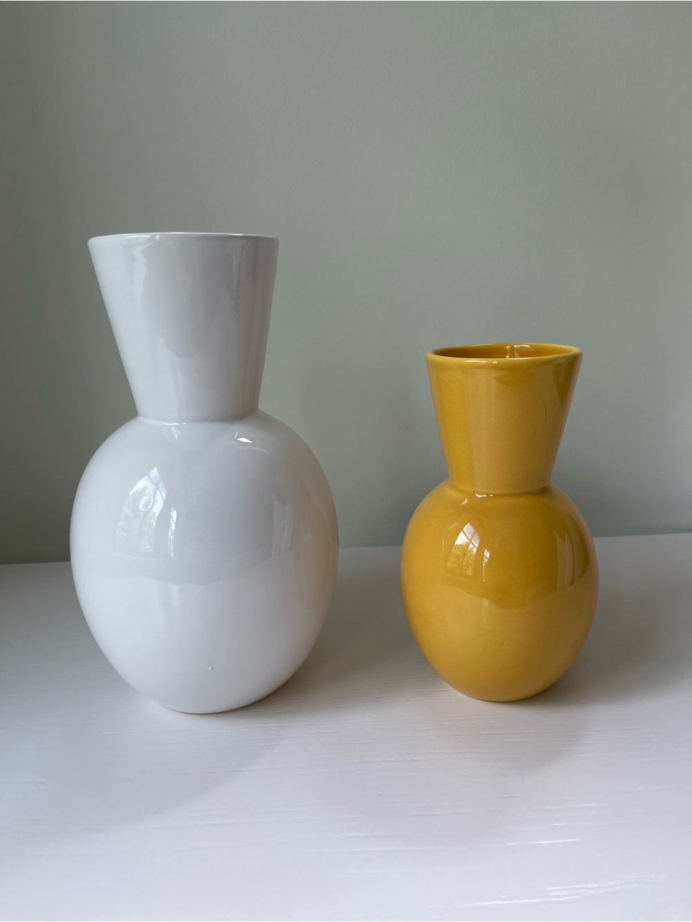 Crate & Barrel Ceramic Vases (Set of 2) – Made in Portugal